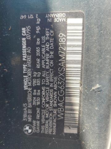 WBACG632XSAM72189 - 1995 BMW 318 TI AUTOMATIC GREEN photo 13