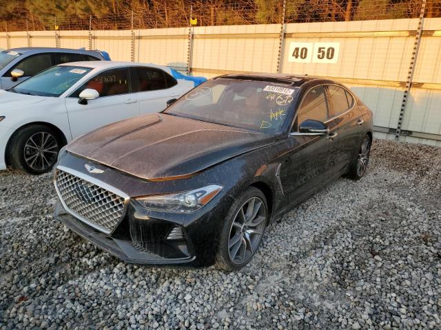 KMTG44LA2LU051447 - 2020 GENESIS G70 PRESTIGE BLACK photo 2