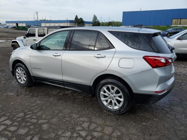 2GNAXREV7J6255723 - 2018 CHEVROLET EQUINOX LS SILVER photo 2