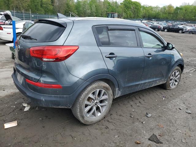 KNDPBCAC0F7700281 - 2015 KIA SPORTAGE LX TEAL photo 3