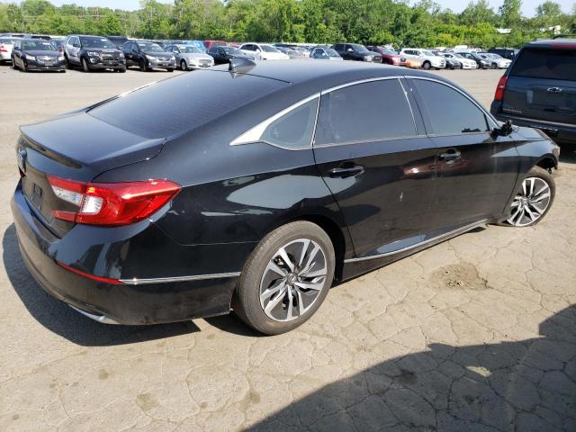 1HGCV3F40MA002519 - 2021 HONDA ACCORD HYBRID EX BLACK photo 3