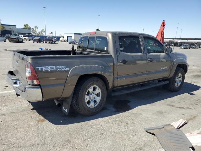 3TMLU4EN4EM134592 - 2014 TOYOTA TACOMA DOUBLE CAB GRAY photo 3