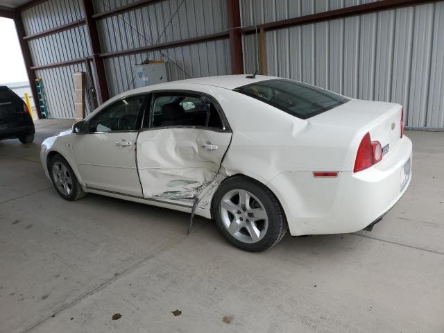 1G1ZH57BX84255689 - 2008 CHEVROLET MALIBU 1LT WHITE photo 2