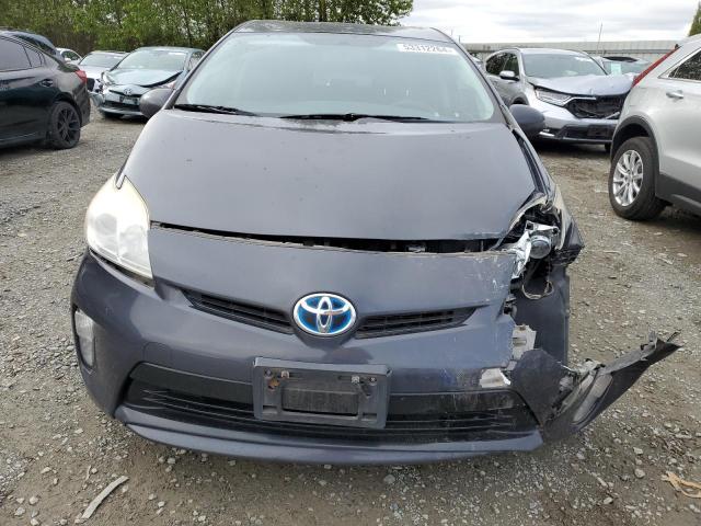 JTDKN3DU8D1659081 - 2013 TOYOTA PRIUS GRAY photo 5