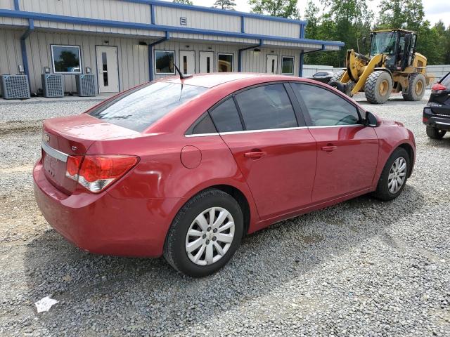 1G1PF5S96B7167505 - 2011 CHEVROLET CRUZE LT RED photo 3