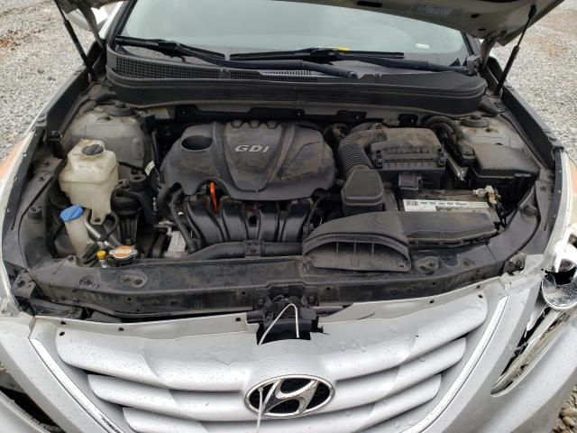 5NPEB4AC4BH033864 - 2011 HYUNDAI SONATA GLS SILVER photo 11