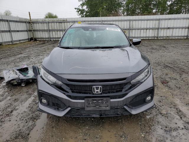 SHHFK7H96KU400339 - 2019 HONDA CIVIC SPORT TOURING GRAY photo 5