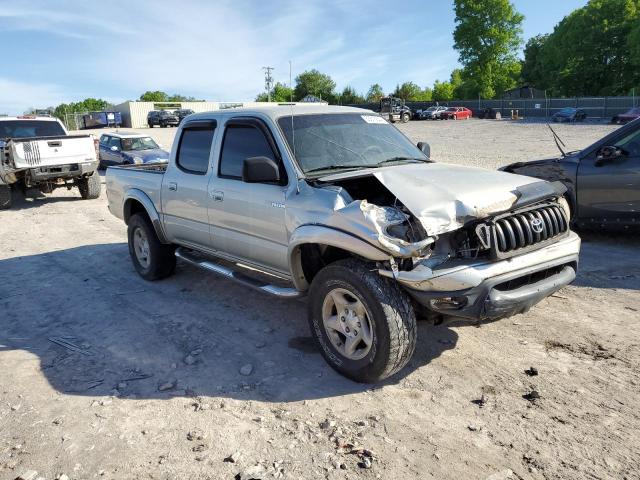 5TEGN92N32Z053212 - 2002 TOYOTA TACOMA DOUBLE CAB PRERUNNER SILVER photo 4