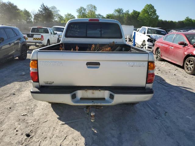 5TEGN92N32Z053212 - 2002 TOYOTA TACOMA DOUBLE CAB PRERUNNER SILVER photo 6