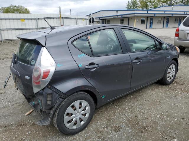 JTDKDTB33C1507334 - 2012 TOYOTA PRIUS C GRAY photo 3