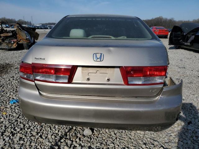 3HGCM56394G709125 - 2004 HONDA ACCORD LX BEIGE photo 6