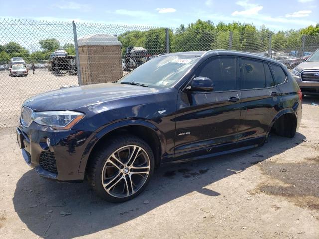 5UXWX7C52G0S16060 - 2016 BMW X3 XDRIVE35I BLUE photo 1