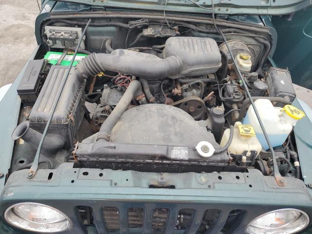 1J4FY29PXXP416647 - 1999 JEEP WRANGLER / SE GREEN photo 11