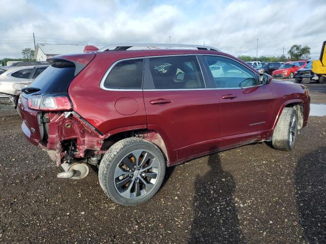 1C4PJMJX2KD371154 - 2019 JEEP CHEROKEE OVERLAND RED photo 3