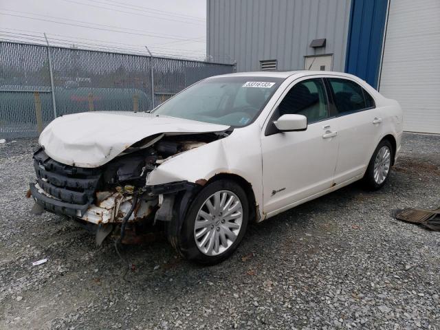 3FADP0L3XAR109155 - 2010 FORD FUSION HYBRID WHITE photo 1