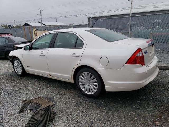 3FADP0L3XAR109155 - 2010 FORD FUSION HYBRID WHITE photo 2