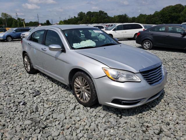 1C3CCBCB8CN277584 - 2012 CHRYSLER 200 LIMITED SILVER photo 1