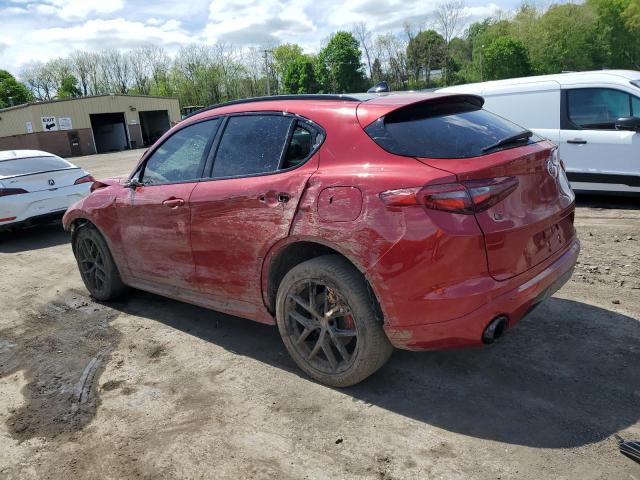 ZASPAKBN6L7C82907 - 2020 ALFA ROMEO STELVIO TI 红色 照片 2