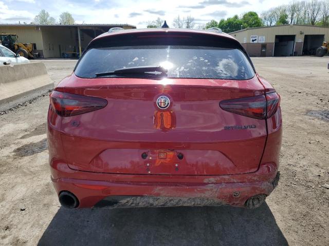 ZASPAKBN6L7C82907 - 2020 ALFA ROMEO STELVIO TI 红色 照片 6