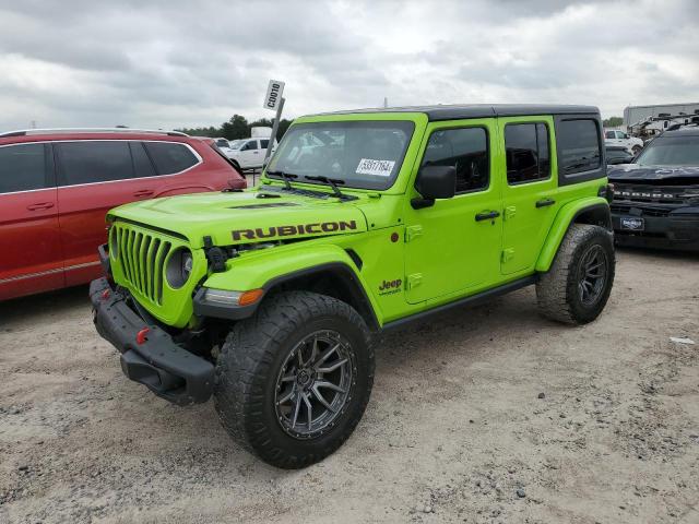 1C4HJXFG7MW844438 - 2021 JEEP WRANGLER RUBICON GREEN photo 1