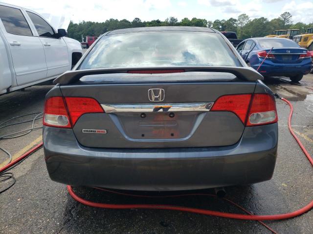 19XFA16989E017152 - 2009 HONDA CIVIC EXL ნაცრისფერი ფოტო 6