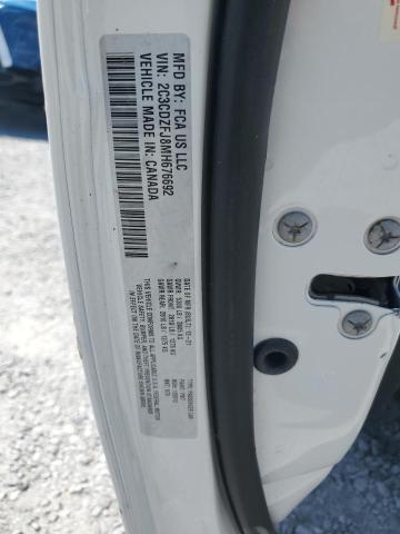 2C3CDZFJ8MH676692 - 2021 DODGE CHALLENGER R/T SCAT PACK WHITE photo 13