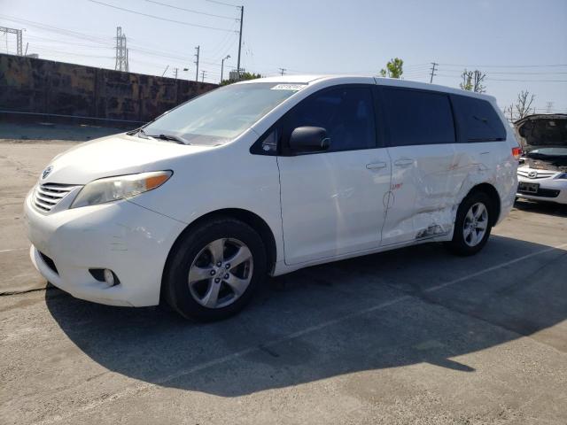 5TDZK3DCXBS025222 - 2011 TOYOTA SIENNA WHITE photo 1