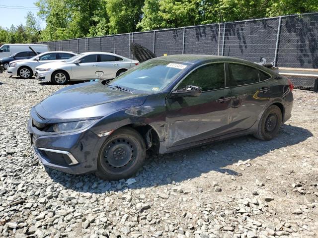 2HGFC2F63MH520754 - 2021 HONDA CIVIC LX GRAY photo 1