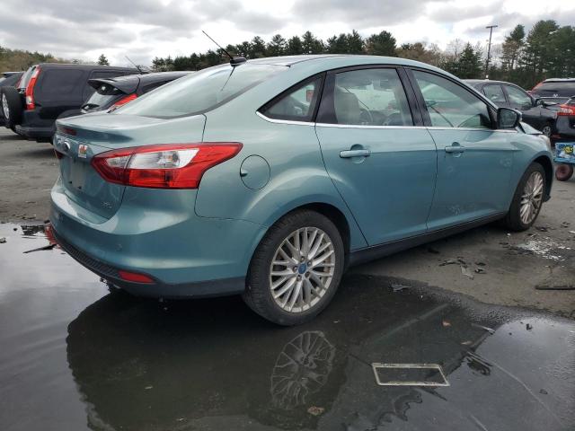 1FAHP3H27CL223862 - 2012 FORD FOCUS SEL GREEN photo 3