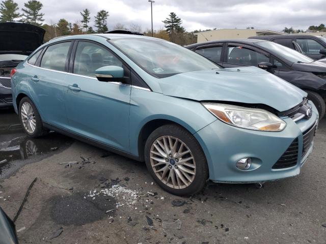 1FAHP3H27CL223862 - 2012 FORD FOCUS SEL GREEN photo 4