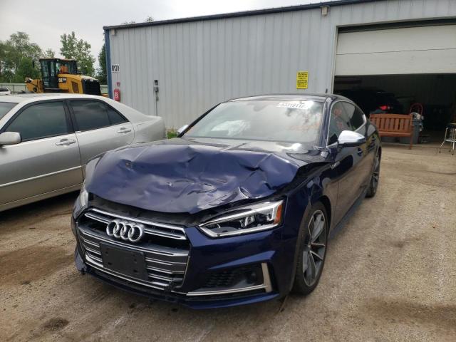 WAUC4CF59JA065539 - 2018 AUDI S5 PRESTIGE BLUE photo 2