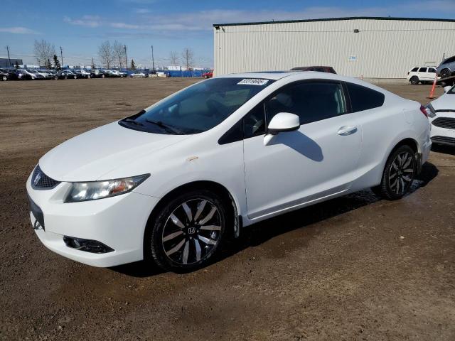 2HGFG3B97DH001071 - 2013 HONDA CIVIC EXL WHITE photo 1