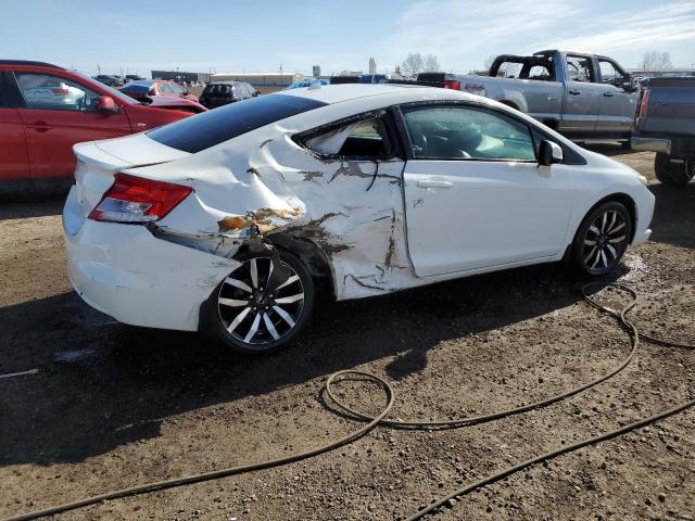 2HGFG3B97DH001071 - 2013 HONDA CIVIC EXL WHITE photo 3
