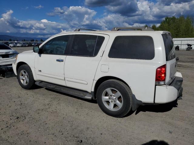 5N1AA08B95N721737 - 2005 NISSAN ARMADA SE WHITE photo 2