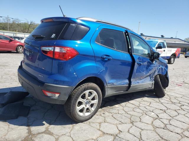 MAJ6S3GL6MC409572 - 2021 FORD ECOSPORT SE 蓝色 照片 3