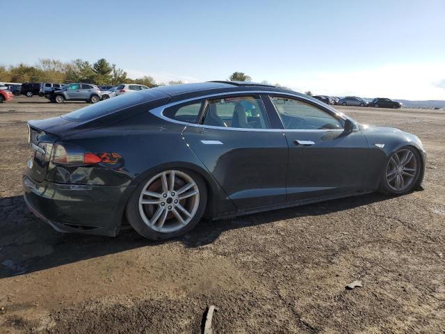5YJSA1CP1DFP10584 - 2013 TESLA MODEL S GREEN photo 3
