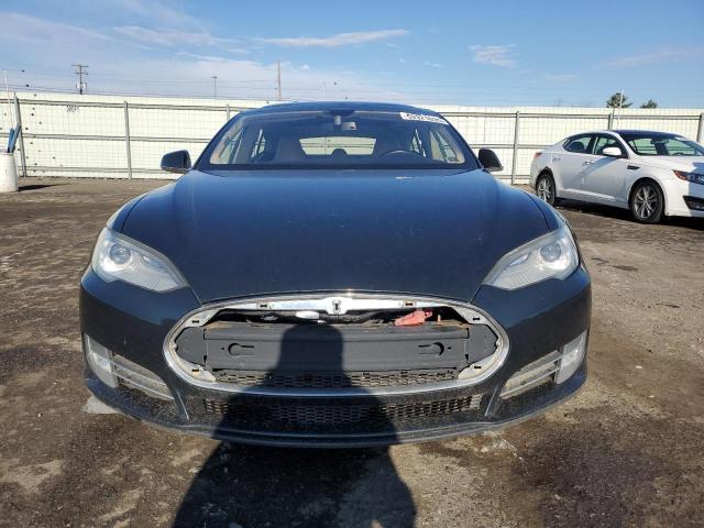 5YJSA1CP1DFP10584 - 2013 TESLA MODEL S GREEN photo 5