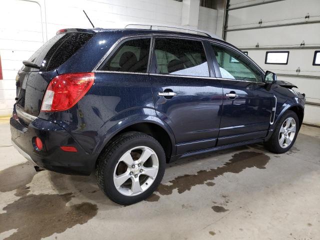 3GNAL4EK4ES669506 - 2014 CHEVROLET CAPTIVA LTZ BLUE photo 3