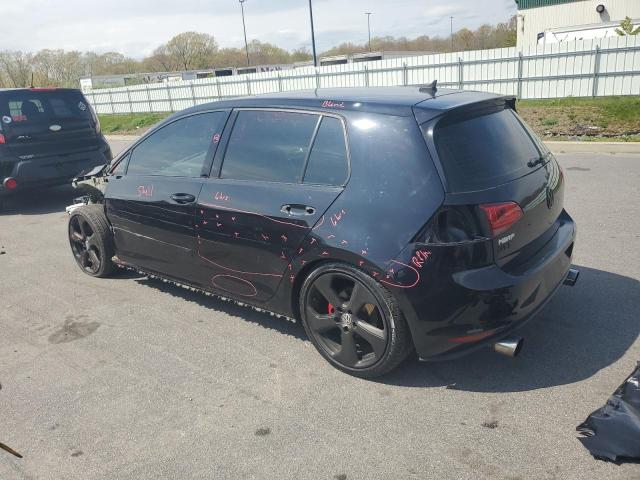 3VW4T7AU1HM005443 - 2017 VOLKSWAGEN GTI S BLACK photo 2