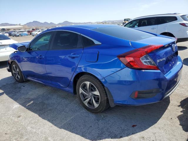 19XFC2F6XLE010586 - 2020 HONDA CIVIC LX BLUE photo 2