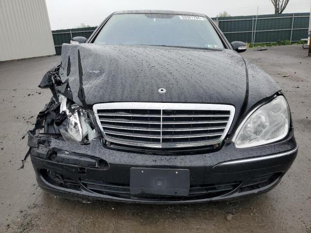 WDBNG83J16A471449 - 2006 MERCEDES-BENZ S 430 4MATIC BLACK photo 5
