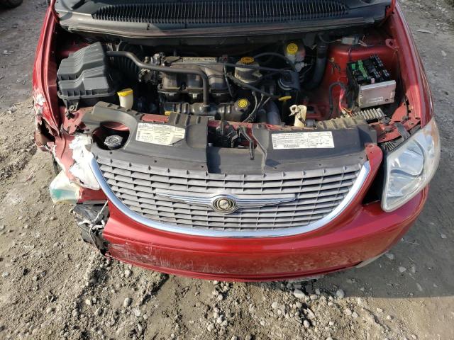 2C8GP64L72R579769 - 2002 CHRYSLER TOWN & COU LIMITED RED photo 12