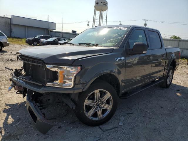 1FTEW1E56JFB81859 - 2018 FORD F150 SUPERCREW GRAY photo 2