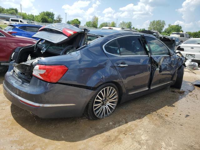 KNALN4D79E5123364 - 2014 KIA CADENZA PREMIUM BLUE photo 3