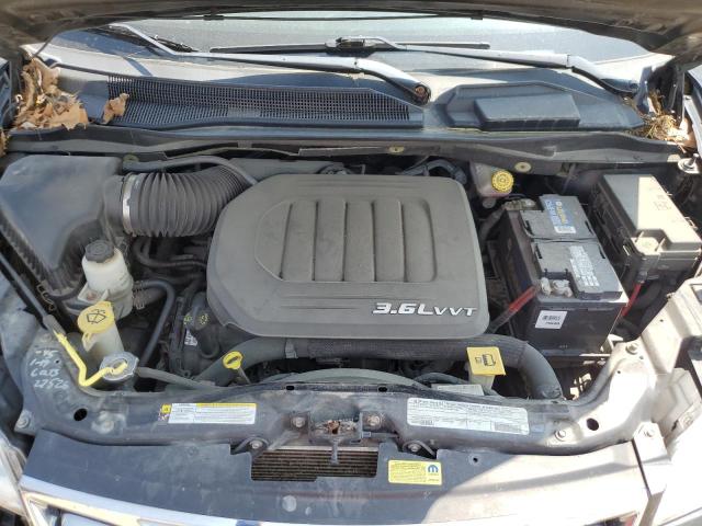 2C4RC1CG5CR143727 - 2012 CHRYSLER TOWN & COU TOURING L BLACK photo 11