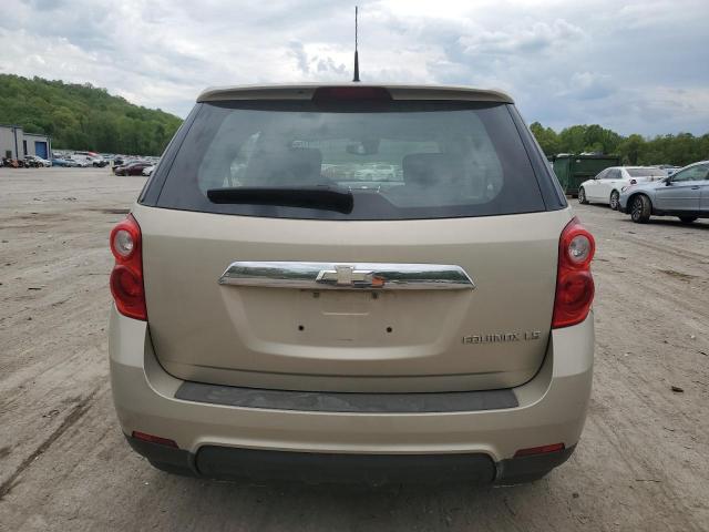 2CNALBEW3A6271188 - 2010 CHEVROLET EQUINOX LS TAN photo 6