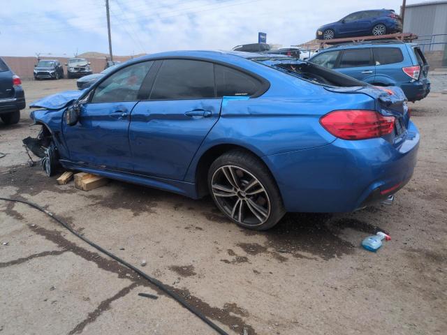 WBA4B3C51GG528052 - 2016 BMW 435 XI GRAN COUPE BLUE photo 2