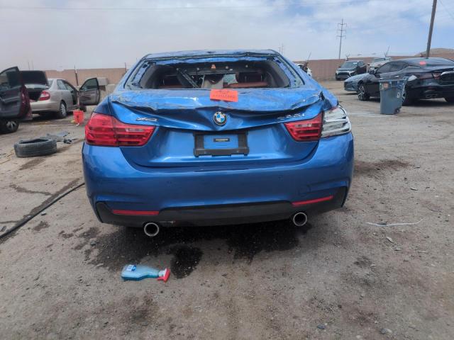 WBA4B3C51GG528052 - 2016 BMW 435 XI GRAN COUPE BLUE photo 6