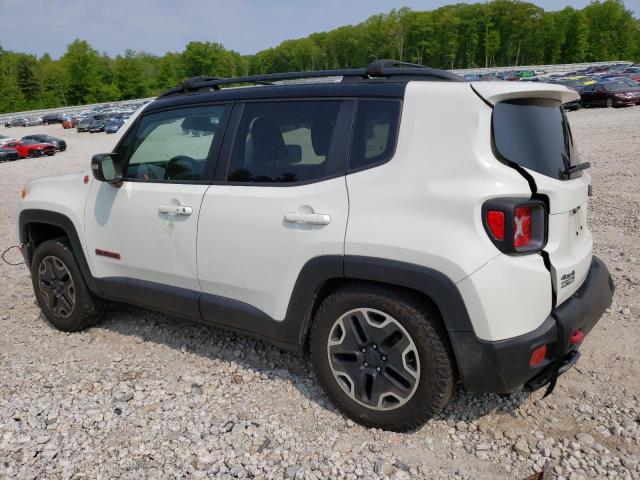 ZACCJBCT9GPD94761 - 2016 JEEP RENEGADE TRAILHAWK WHITE photo 2