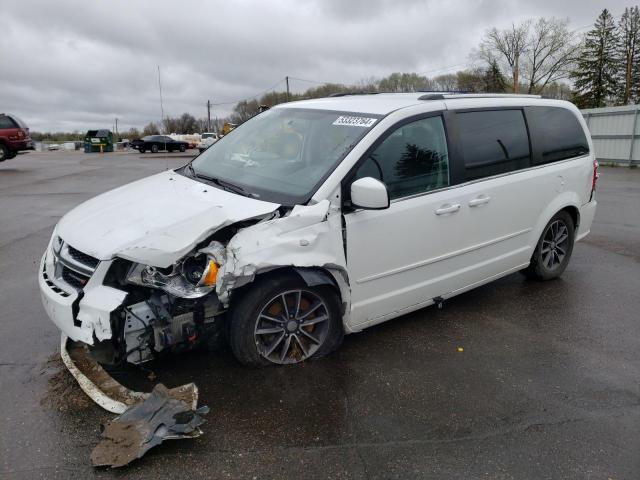 2C4RDGCG7HR673091 - 2017 DODGE GRAND CARA SXT WHITE photo 1